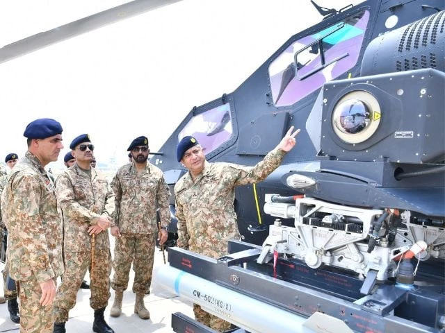 COAS reviews operational readiness, inducts Z-10ME in Multan visit