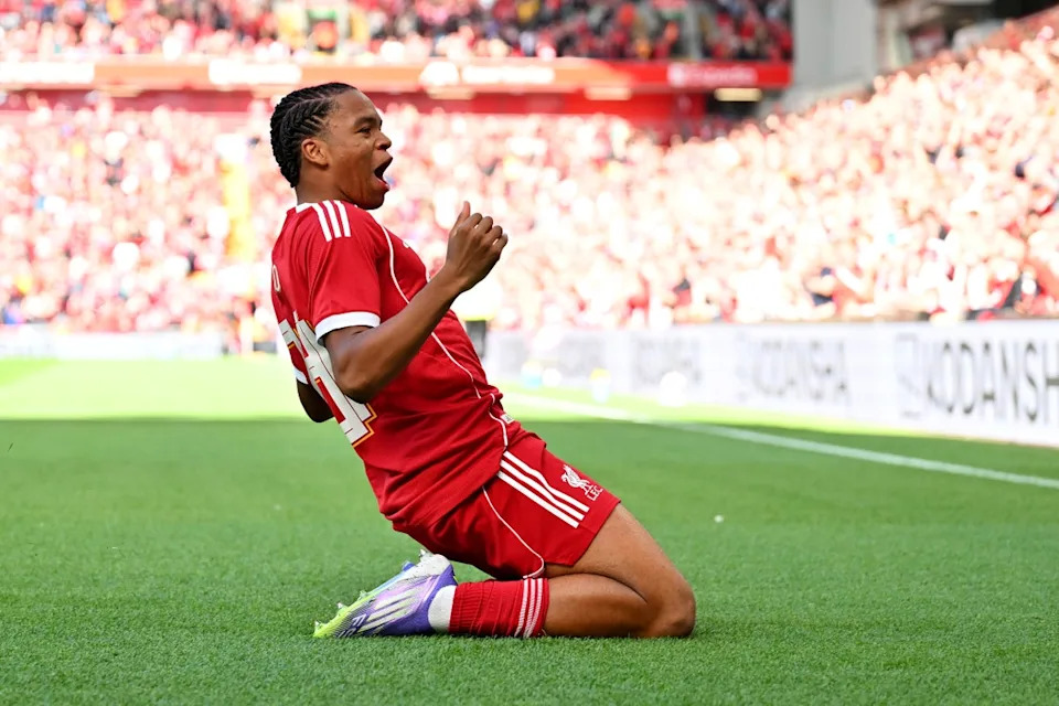 Rio Ngumoha, 16, has been a highlight of pre-season (Getty)