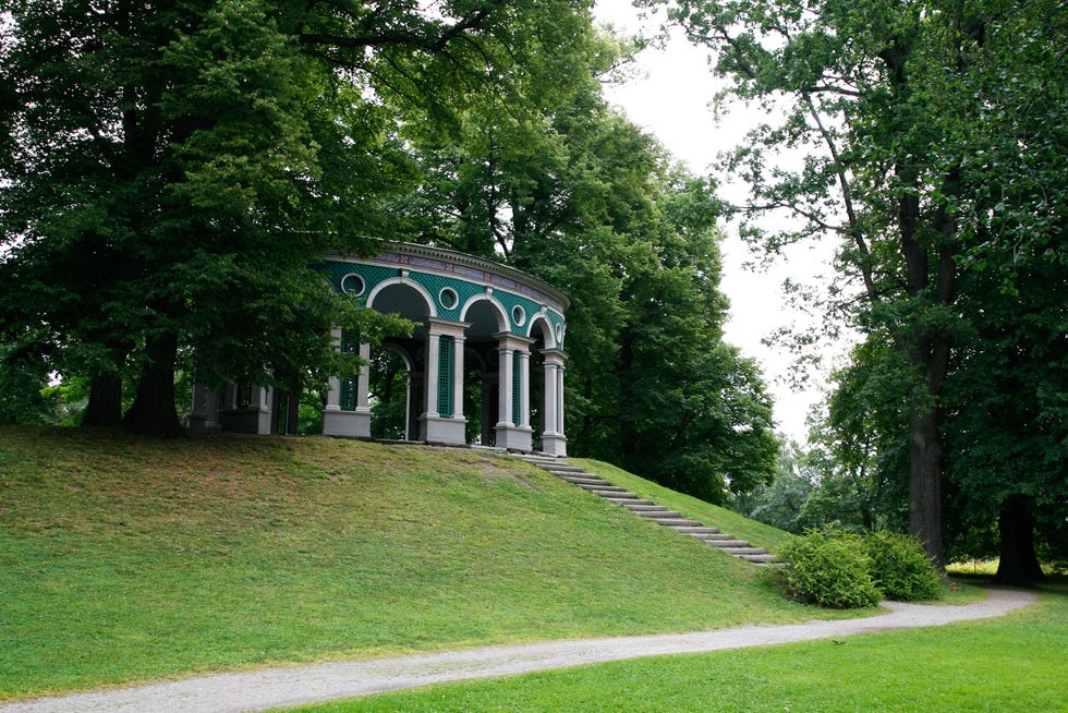 stockholm, sweden august 17: a general view of the gardens surrounding haga castle, the new home of crown princess victoria of sweden on august 17, 2009 in stockholm, sweden. (photo by christopher hunt/getty images)