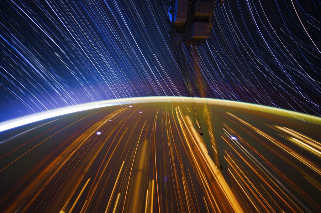 "Ghost Panel" A time lapse of Earth from the International Space Station.