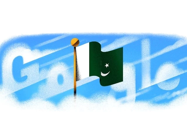 Google Doodle flies Pakistan’s national flag for 14 August