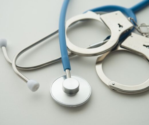 A stethoscope on a table