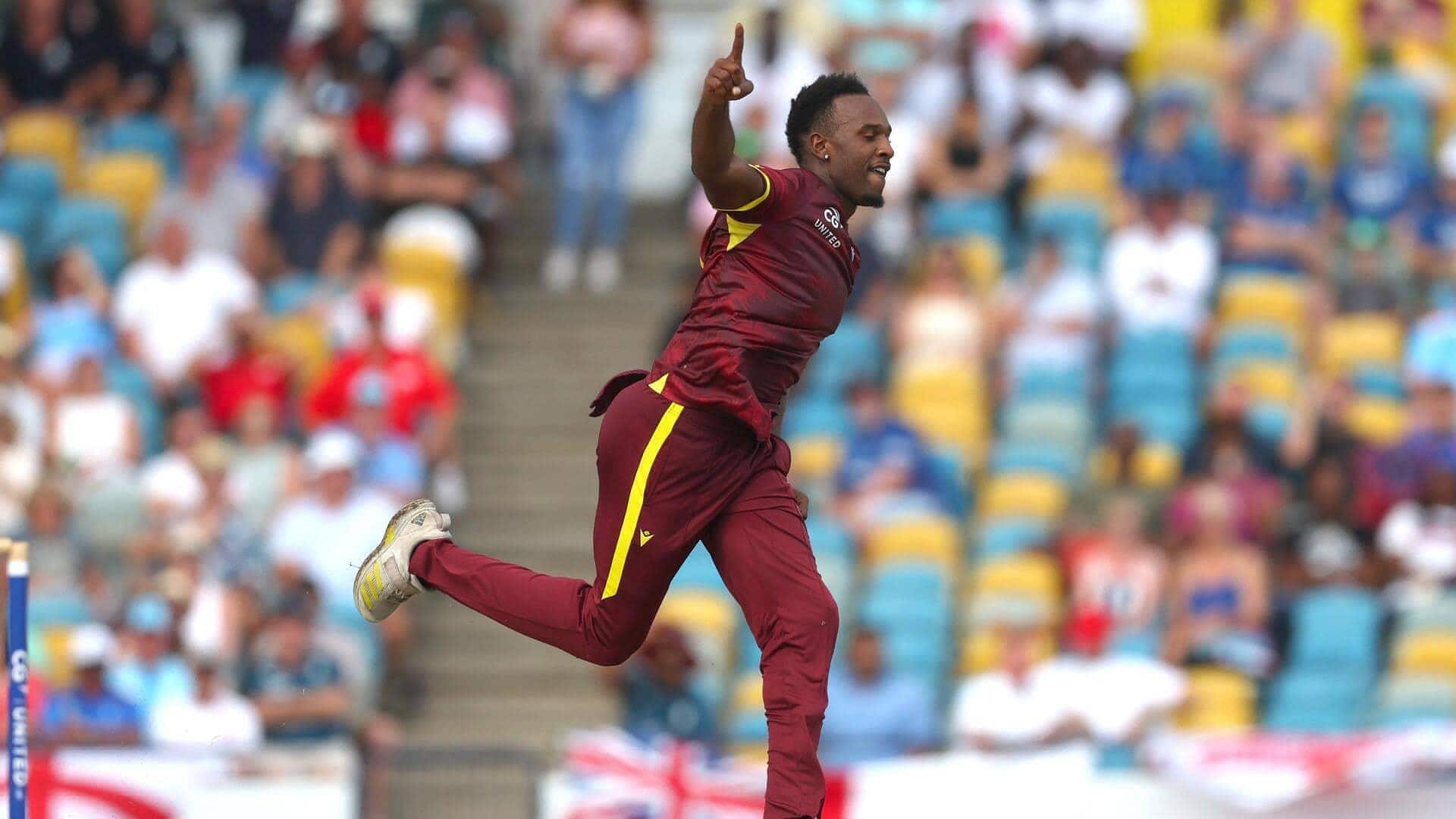 WI’s Matthew Forde to miss Pakistan ODIs, replacement named  