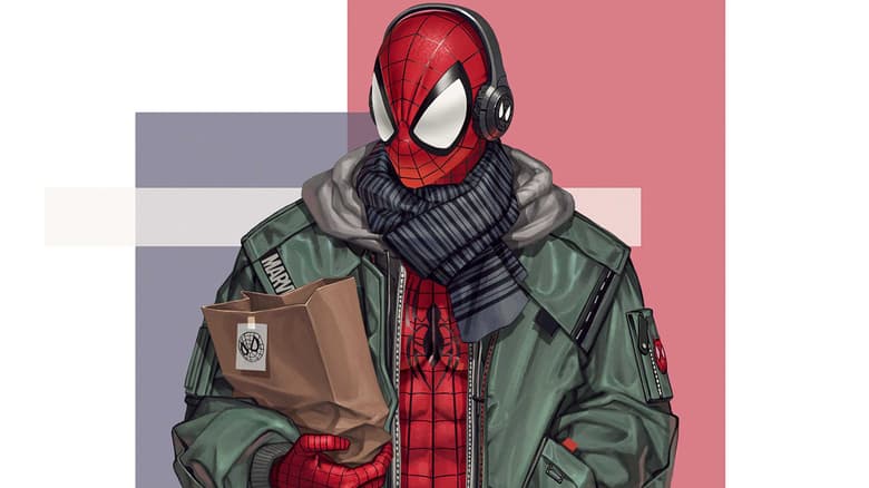Marvel Heroes Stun in Stylish Techwear in Inhyuk Lee’s New “Street-Verse” Variant Covers