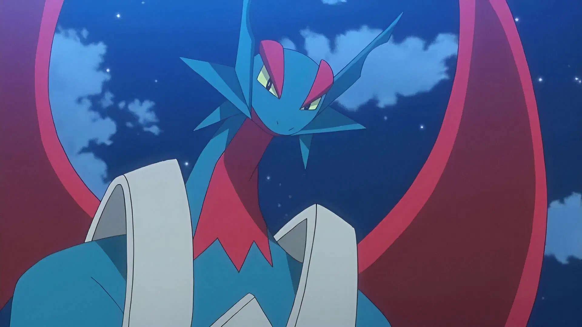 Mega Salamence as seen in the anime