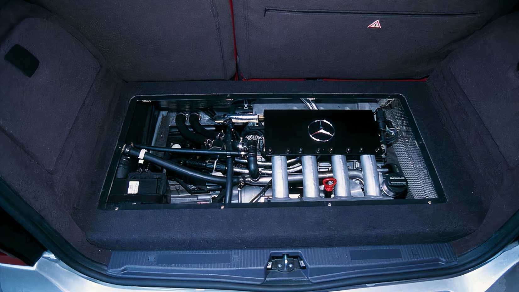 1999 Mercedes-Benz A38 AMG engine, rear