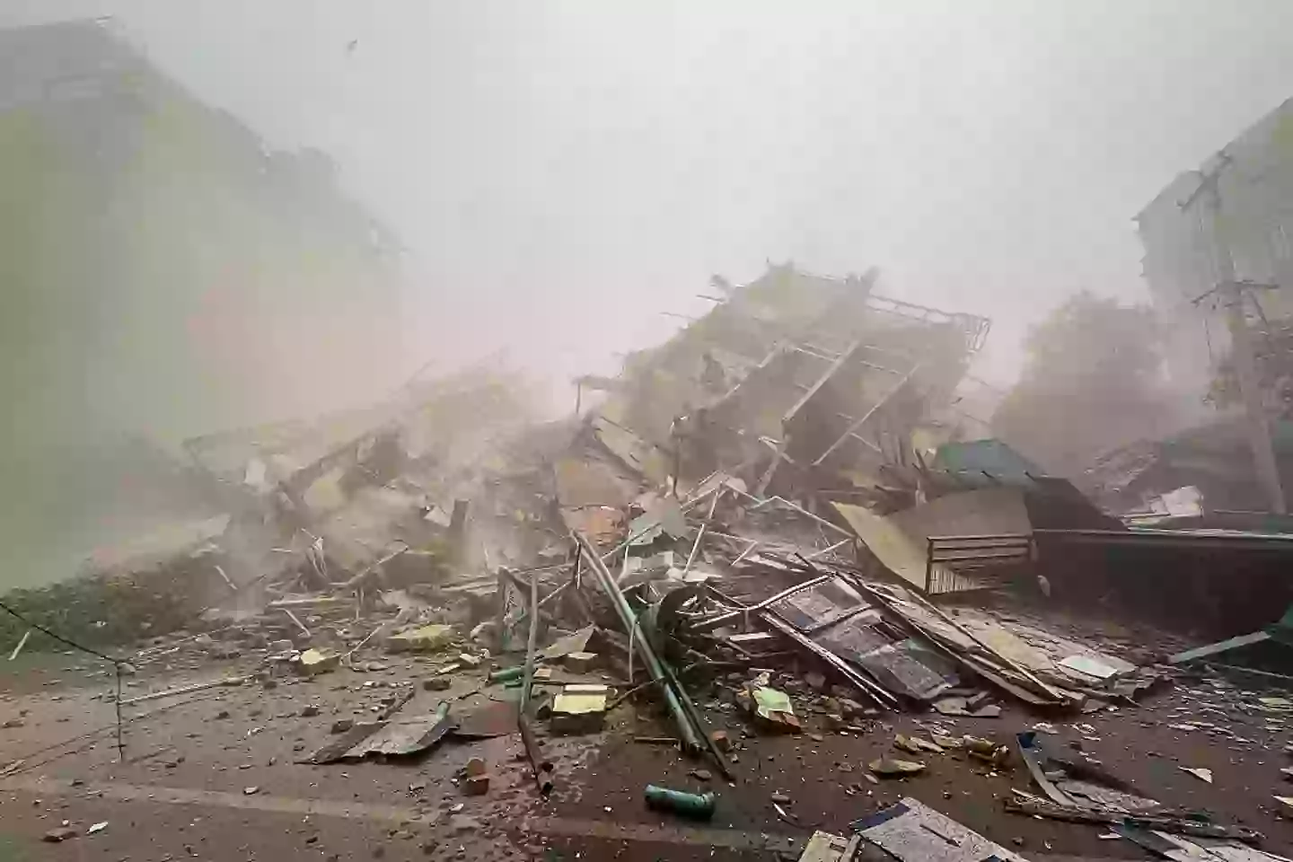 An earthquake with a magnitude of 7.7 hit Myanmar in March 2025 (STR/AFP via Getty Images)