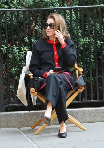 NEW YORK, NY - AUGUST 04: Naomi Watts is seen on the set of 