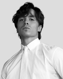 Full body portrait of Nicholas Alexander Chavez, American film actor, featured in Schön! Magazine.