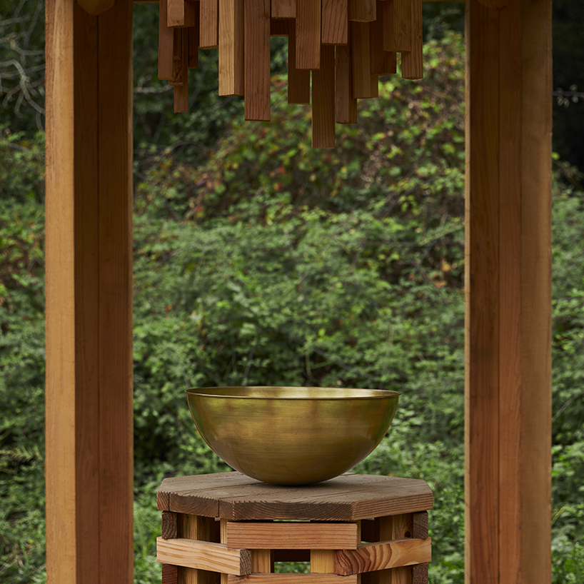 studio baudequinmaldes' sensory installations interact poetically with nature in france