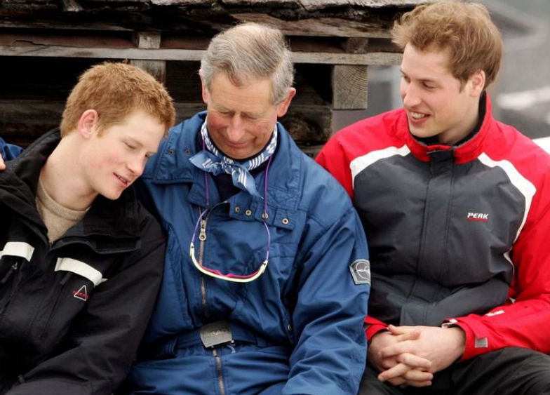 Prince Harry with his father and elder brother (Photo: Abi via X) Prince Harry with his father and elder brother (Photo: Abi via X)