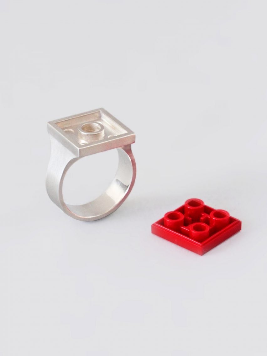 Lego jewellery by Studio GOGO