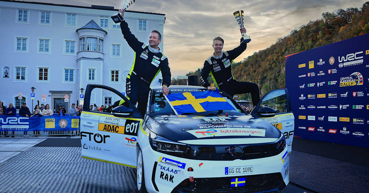 Carlberg keeps it in the family as Junior ERC title awaits
