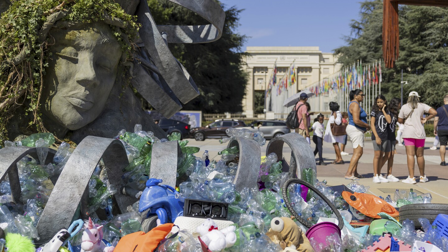 New draft of global plastic pollution treaty wouldn’t limit plastic production