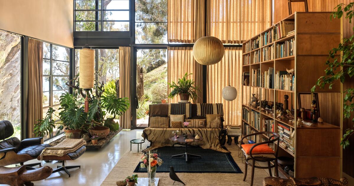 The Eames House, after Palisades fire, opens studio for first time