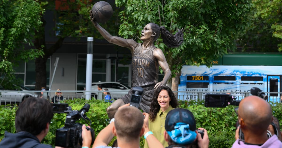Sue Bird becomes first-ever WNBA player to have her statue unveiled