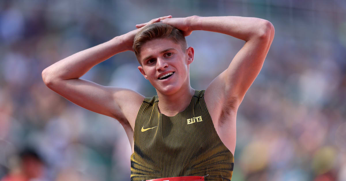 16-year-old Cooper Lutkenhaus sets new U18 world record, makes U.S. Worlds team in men’s 800m