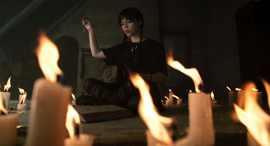 Jenna Ortega stars as Wednesday Addams in Tim Burton's Netflix series. The show's hair and makeup artist, Nirvana Jalalvand, said she isn't someone who spends