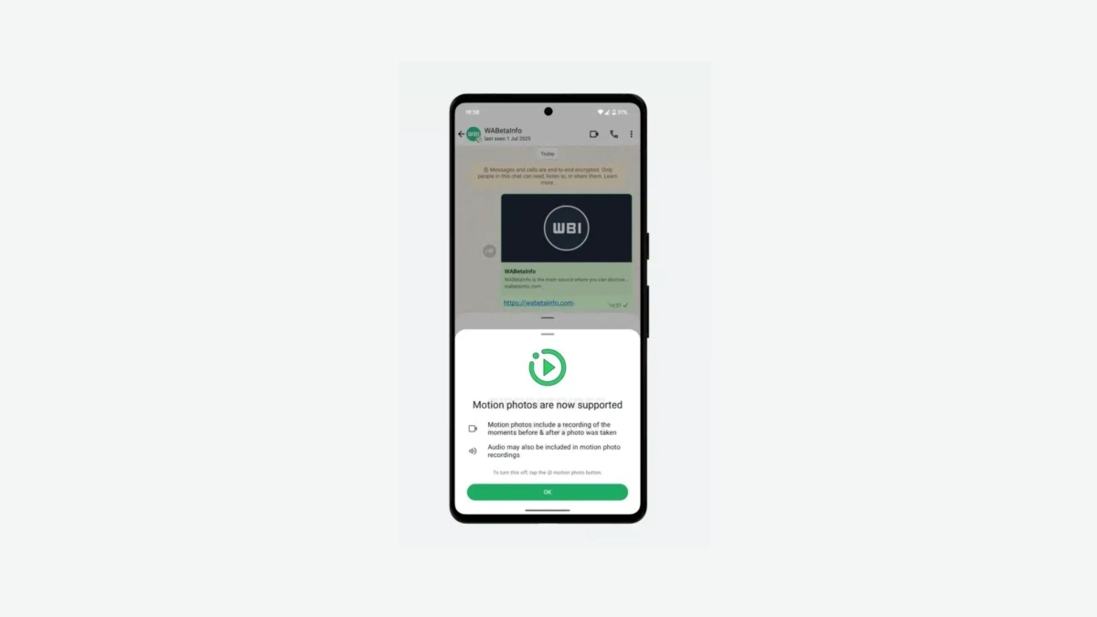 Whatsapp To Introduce Motion Photos For More Lifelike Sharing 