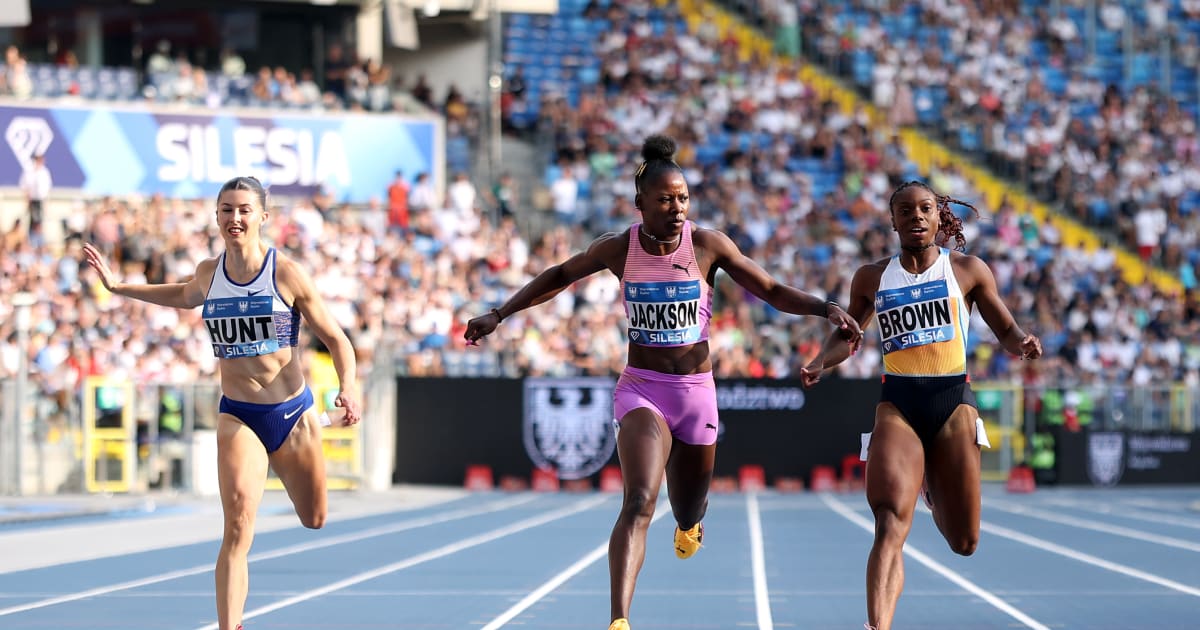 Shericka Jackson on top in pet 200m event