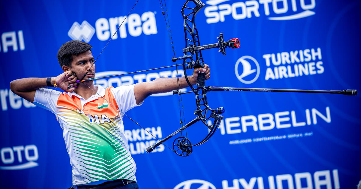Rishabh Yadav wins bronze in compound archery to open India’s medal account
