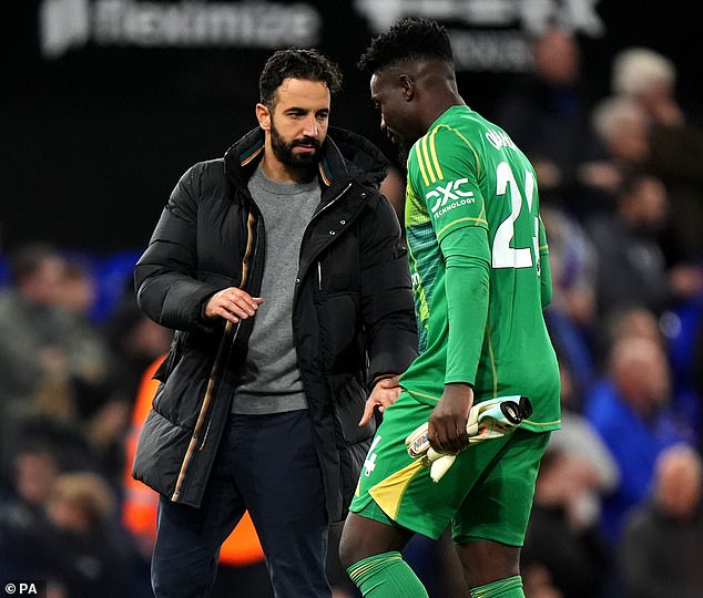 Onana has struggled for consistency since joining United from Inter Milan for £47.2million