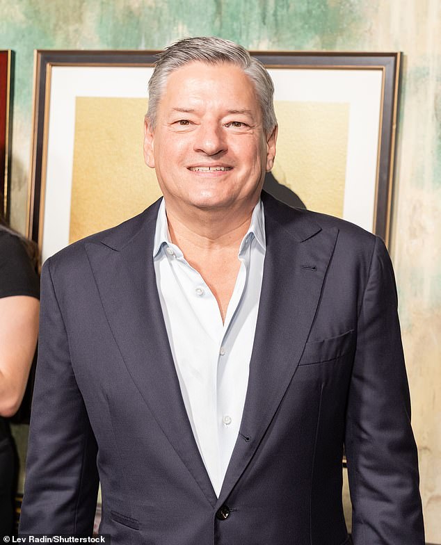 Ted Sarandos (pictured) has applauded Meghan on the second series of her cooking and lifestyle show With Love, Meghan - despite it receiving worse ratings that the first series