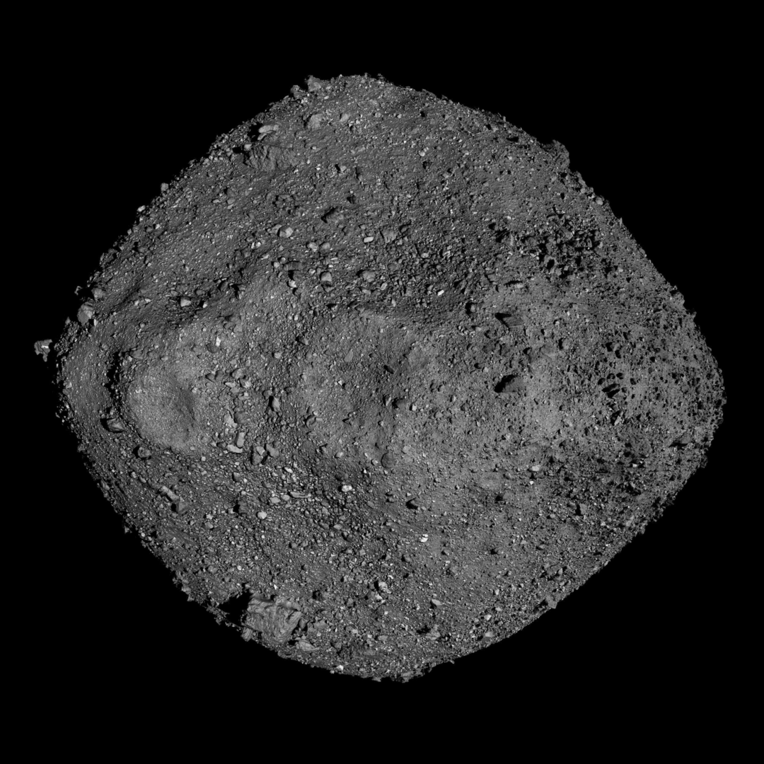 The asteroid Bennu, captured here by NASA’s OSIRIS-REx spacecraft, has been mapped and probability maps created to identify the most appropriate and lowest risk impact point (Credit : NASA/Goddard/University of Arizona)