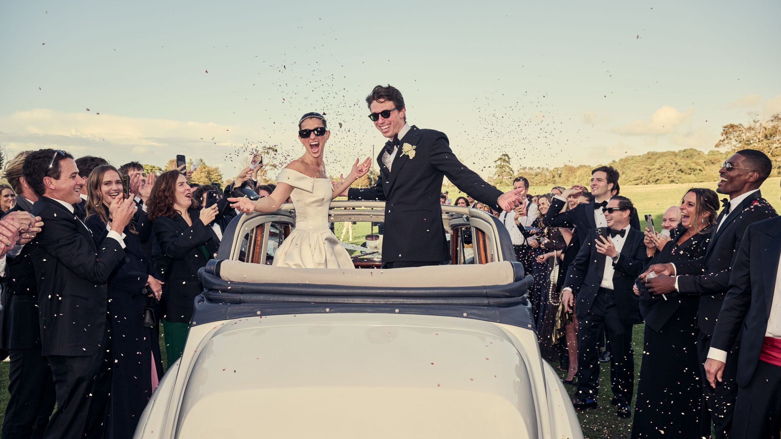 Marisa Abela Wore Emilia Wickstead for Her Old Hollywood-Inspired Wedding to Jamie Bogyo in East Sussex
