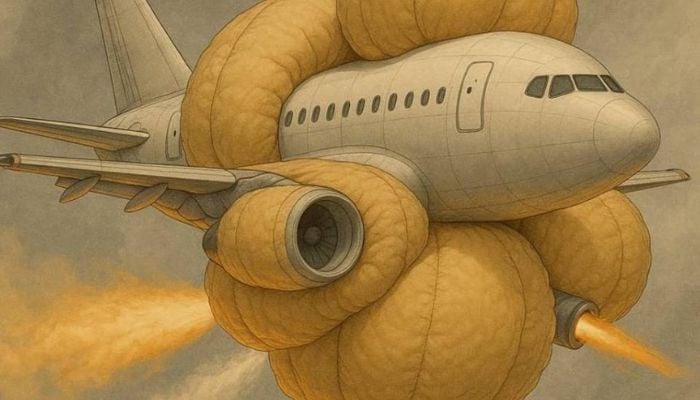 Dubai students propose crash-resistant airplane design with giant airbags