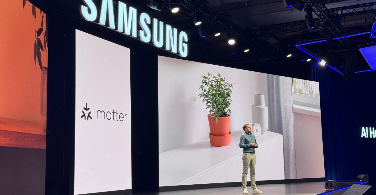 Matter gets its moment at the Samsung press conference.
