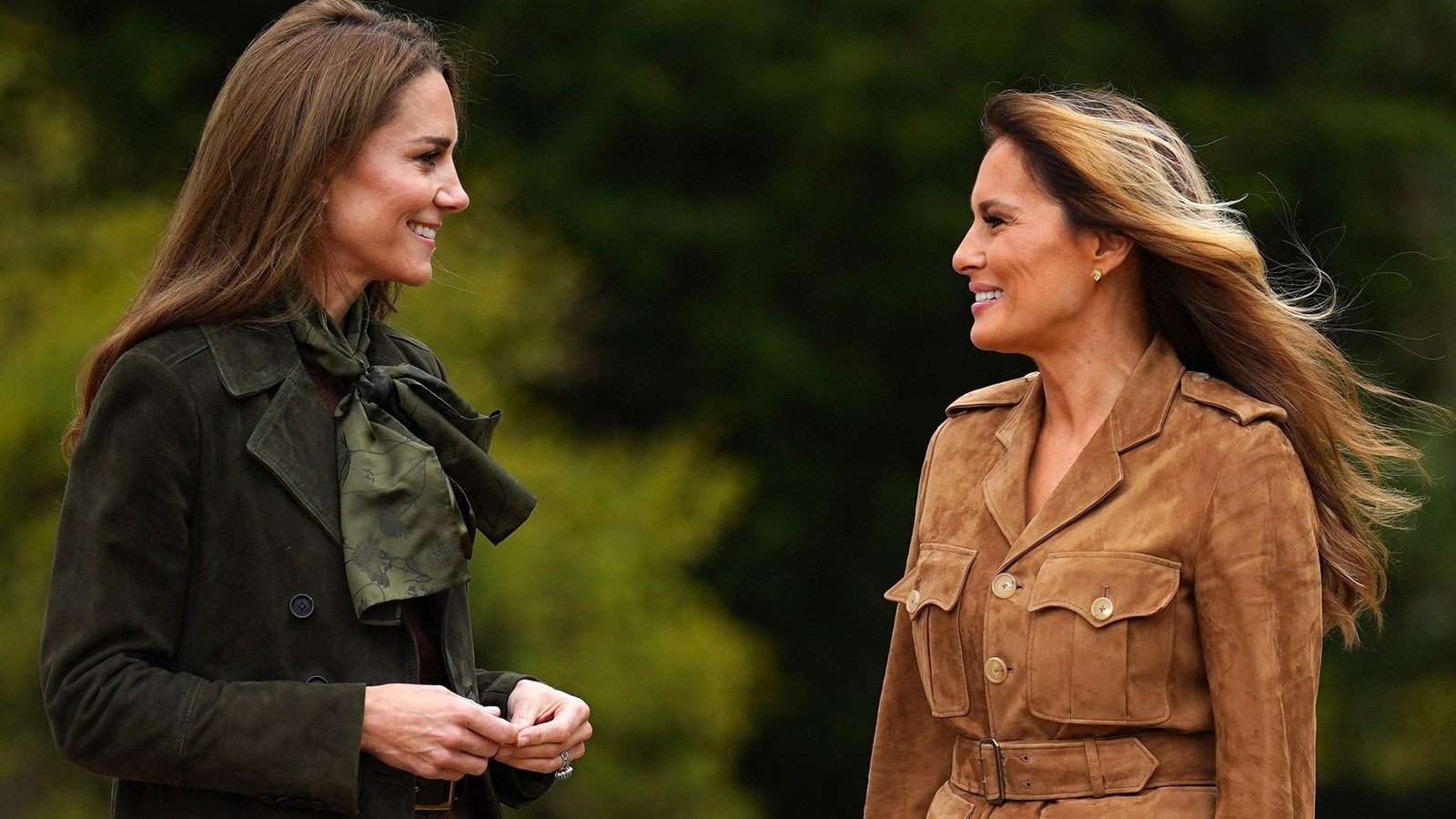 Melania Trump, Kate Middleton make bold fashion statement amid historic joint outing