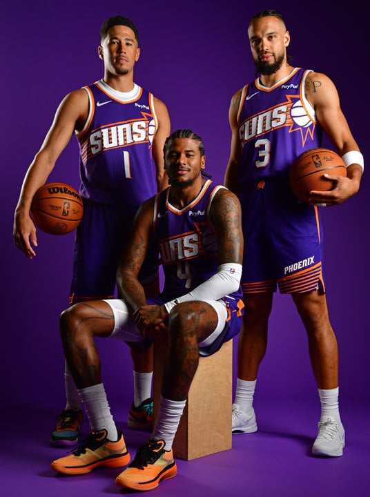 Devin Booker, Jalen Green, Dillon Brooks