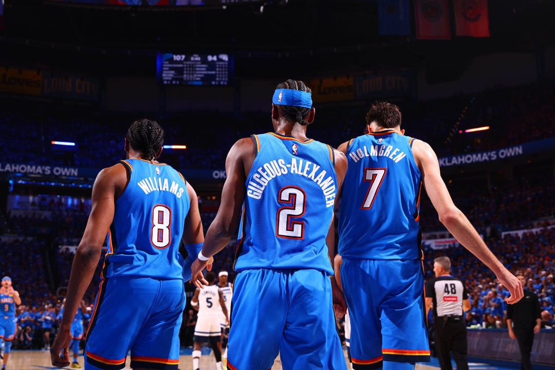 Shai Gilgeous-Alexander, Jalen Williams, Chet Holmgren