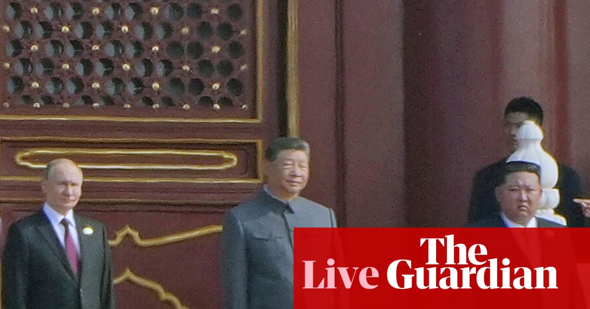 China victory day parade live: Xi, Putin and Kim Jong-un appear together as Trump accuses them of conspiring against US | China