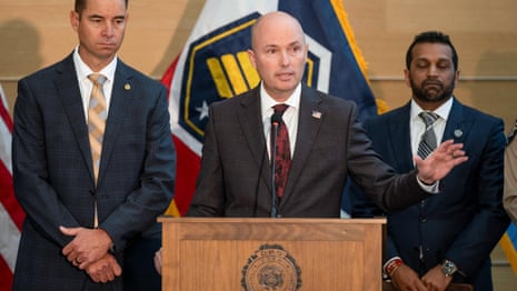 'We got him': Utah governor announces arrest of Charlie Kirk murder suspect – video 
