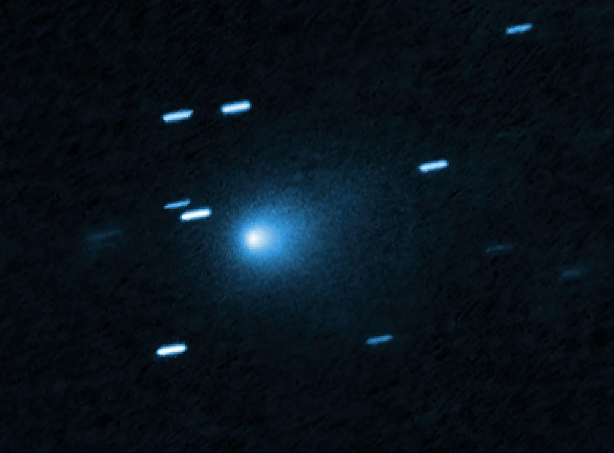 Image of interstellar comet 3I/ATLAS captured by the Hubble Space Telescope’s Wide Field Camera on 21 July 2025. Credit: NASA, ESA, D. Jewitt (UCLA); Image Processing: J. DePasquale (STScI)