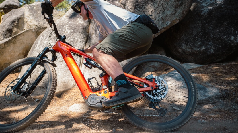 specialized turbo levo 4 comp - grip and traction that is incredibly confidence inspiring.