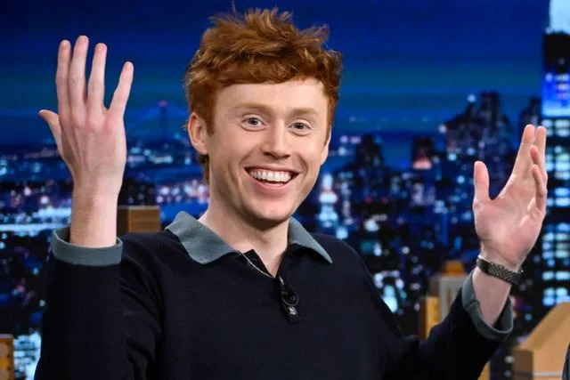 Todd Owyoung/NBC via Getty Ben Marshall during an interview on The Tonight Show on November 6, 2023.