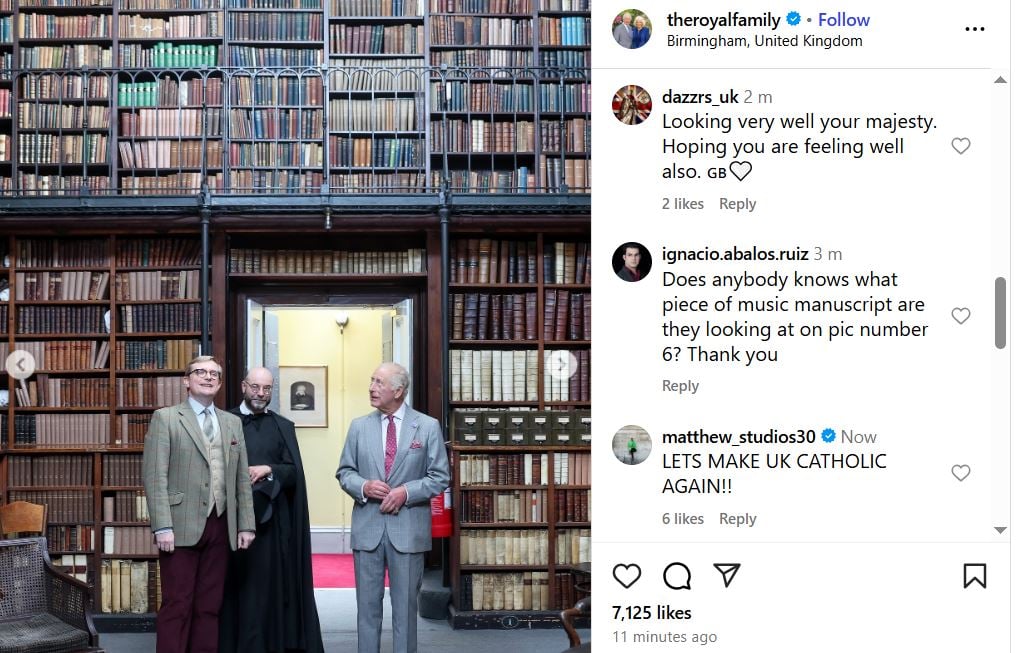 King Charles marks special visit to historical venue