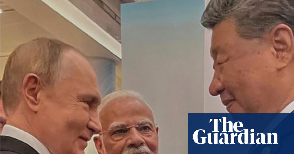 ‘Vital to be friends’: Putin, Xi and Modi meet in message to western counterparts | Narendra Modi