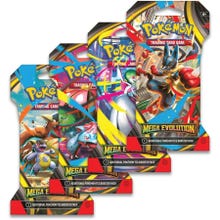 Mega Evolution Sleeved Booster Pack Art Bundle [Set of 4] - ME01: Mega Evolution (MEG)