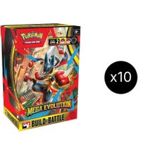 x10 Mega Evolution Build & Battle Box Display - ME01: Mega Evolution (MEG)