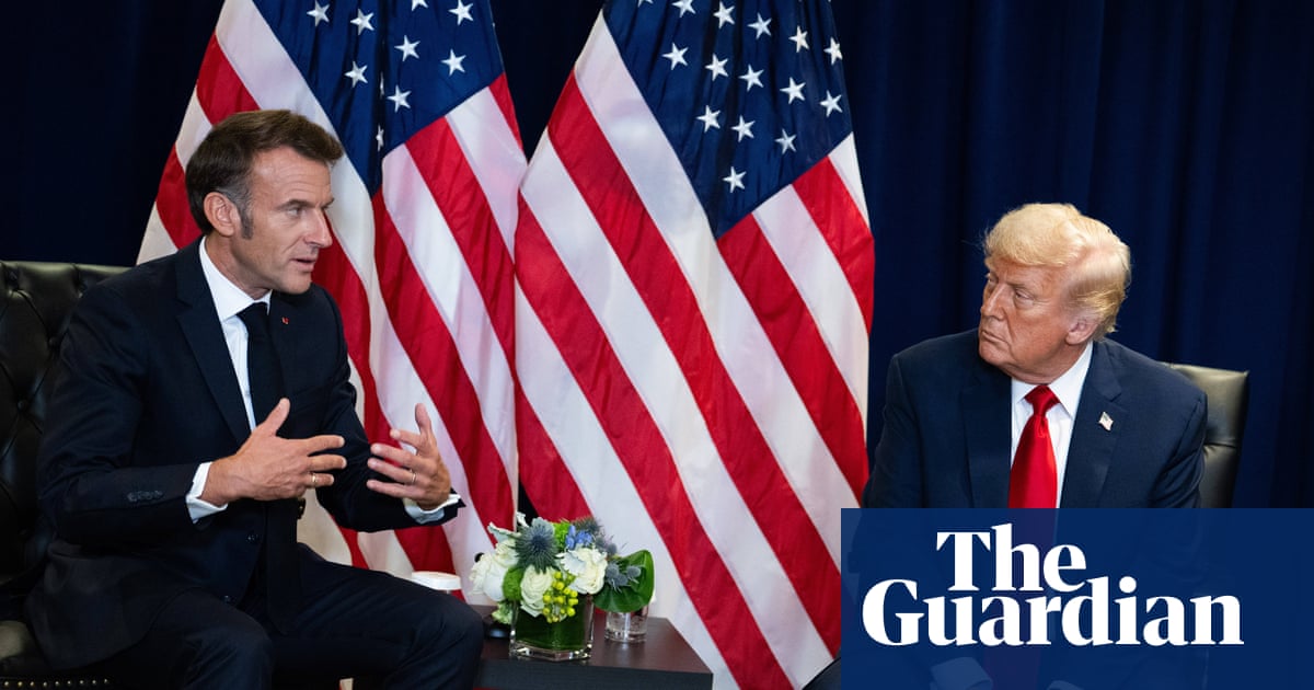 Israeli attempt to annex West Bank would be ‘red line’ for US, says Macron | Palestinian territories
