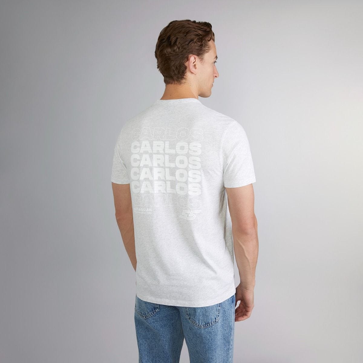 Carlos Repeat Tee Grey
