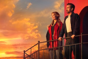 Margot Robbie and Colin Farrell star in A BIG BOLD BEAUTIFUL JOURNEY.