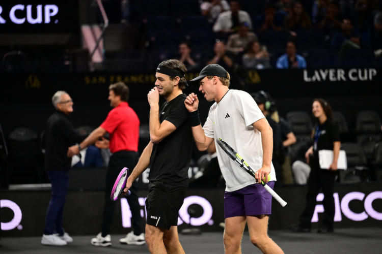Team World's Taylor Fritz will team with Alex Michelsen for the first time against Carlos Alcaraz and Jakub Mensik on Friday night.