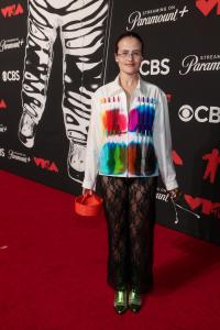 Halle Robbe at the MTV Video Music Awards 2025 held at UBS Arena on September 07, 2025 in New York, New York.