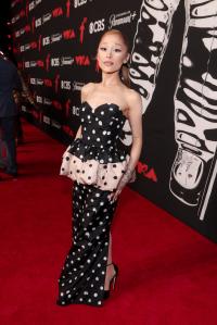 Ariana Grande at the MTV Video Music Awards 2025 held at UBS Arena on September 07, 2025 in New York, New York.