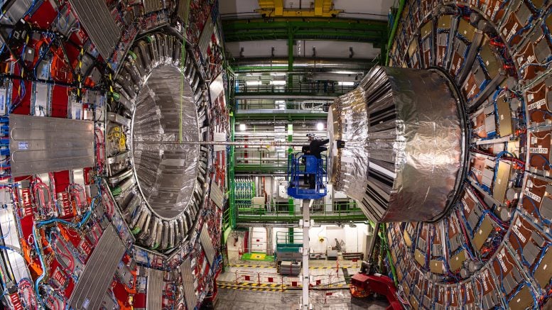 CMS Detector EndCap in Open Position